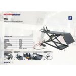 Podnośnik do motocykli 680kg – pneumatyczno-hydrauliczny Weber