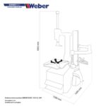 Automatyczna montażownica z ramieniem RunFlat 24″ 400V Weber