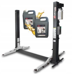 PODNOŚNIK dwukolumnowy z RAMĄ 4000kg 400V 2,2 kW - 2.40R GRUBBER