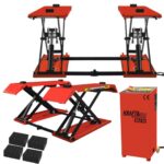 PODNOŚNIK NOŻYCOWY Automatyczny 3500kg 230V Kraft&Dele