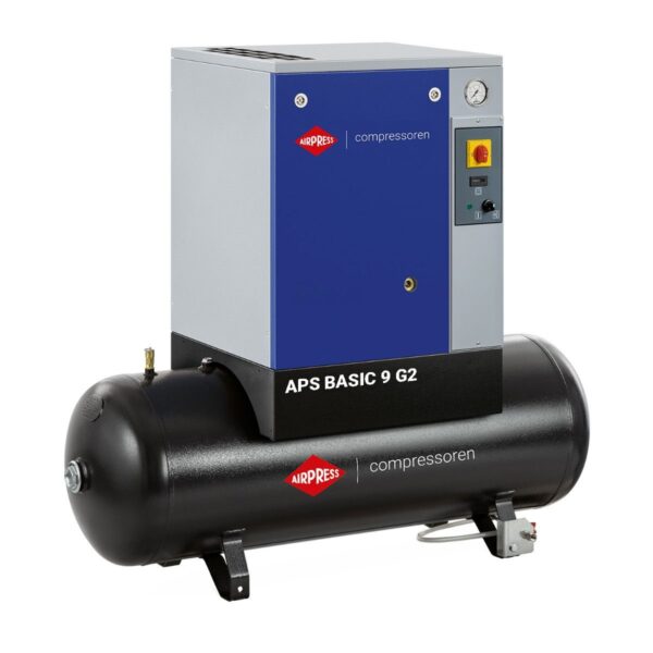 KOMPRESOR Śrubowy 10 bar 10 KM/7.5 kW 984 l/min 500L APS 9 Basic G2 Combi
