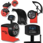 Automatyczna WYWAŻARKA do kół z laserem 230V KRAFT&DELE