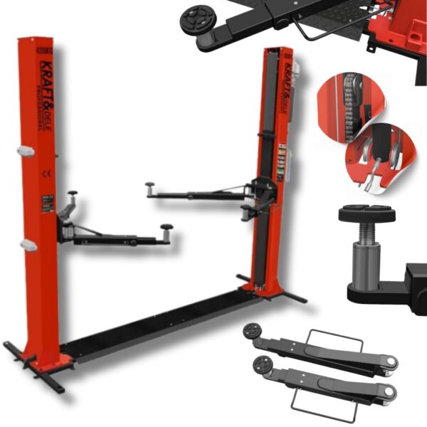 PODNKraft&DeleOŚNIK Hydrauliczny AUTOMAT 400V 4200kg