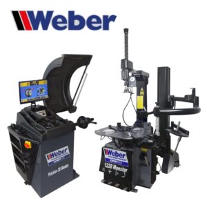 Montażownica opon i wyważarka monitor 3D Weber