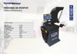 Montażownica opon samochodowych 1228 Monster i wyważarka do kół monitor 3D Weber