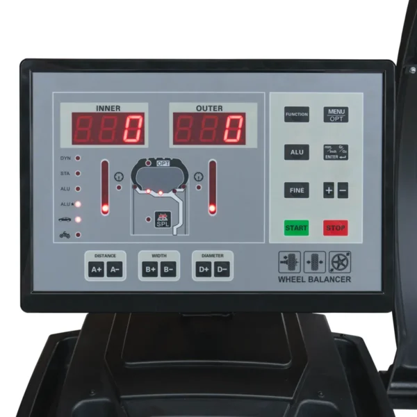Montażownica do opon samochodowych 1228 Monster i wyważarka do kół Precision-XL 3D Weber