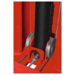 Dwukolumnowy Podnośnik HYDRAULICZNY Półautomatyczny 230V 4000 kg Kraft&Dele