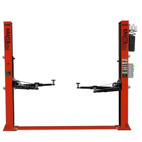 PODNOŚNIK DWUKOLUMNOWY 4,2T Hydrauliczny Automat 400V 2826 mm KRAFT&DELE