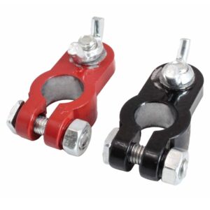 KLEMY ALUMINIOWE do akumulatora Plus 19mm Minus 17mm - 8mm
