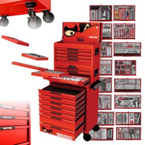 Wózek narzędziowy z zestawem narzędzi 1033 elem. TengTools