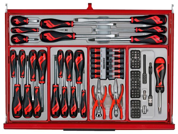 Wózek narzędziowy z zestawem narzędzi 1033 elem. TengTools