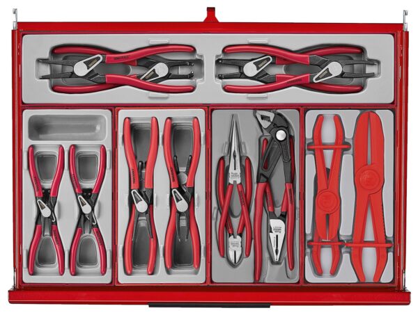 Wózek narzędziowy z zestawem narzędzi 1033 elem. TengTools