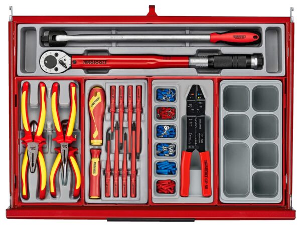 Wózek narzędziowy z zestawem narzędzi 1033 elem. TengTools
