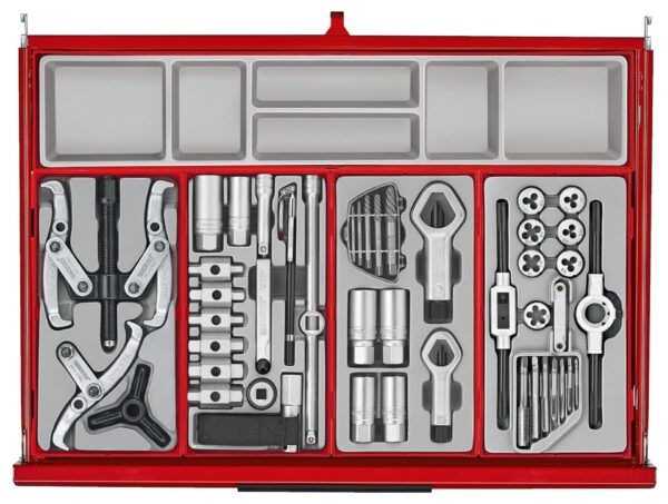 Wózek narzędziowy z zestawem narzędzi 1033 elem. TengTools