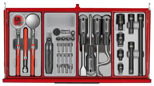 Wózek narzędziowy z zestawem narzędzi 1033 elem. TengTools