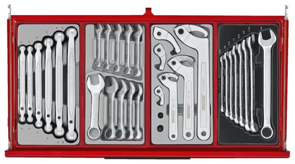 Wózek narzędziowy z zestawem narzędzi 1033 elem. TengTools