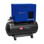 Cichy kompresor dwutłokowy APZ 500-200 10 bar 4 KM/3 kW 378 l/min 200 l Airpress