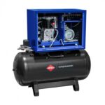 Cichy kompresor dwutłokowy APZ 500-200 10 bar 4 KM/3 kW 378 l/min 200 l Airpress