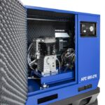 Cicha sprężarka dwutłokowa APZ 600-270 10 bar 5.5 KM/4 kW 465 l/min 270 l Airpress