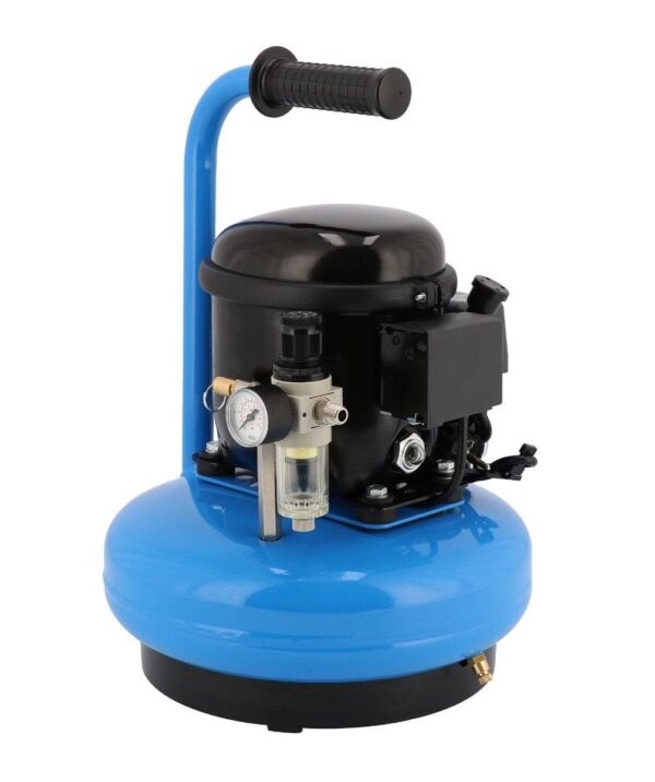 Mały kompresor dwutłokowy L 6-45 8 bar 0.3 KM/0.2 kW 18.5 l/min 6 l cichy Airpress
