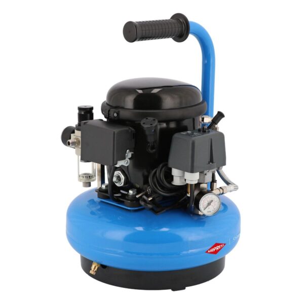 Mały kompresor dwutłokowy L 6-45 8 bar 0.3 KM/0.2 kW 18.5 l/min 6 l cichy Airpress