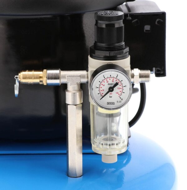 Mały kompresor dwutłokowy L 6-45 8 bar 0.3 KM/0.2 kW 18.5 l/min 6 l cichy Airpress