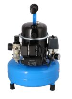 Mały kompresor dwutłokowy L 9-75 8 bar 0.5 KM/0.37 kW 37 l/min 9 l cichy Airpress