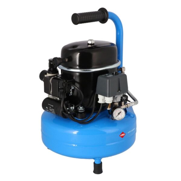Mały kompresor dwutłokowy L 9-75 8 bar 0.5 KM/0.37 kW 37 l/min 9 l cichy Airpress