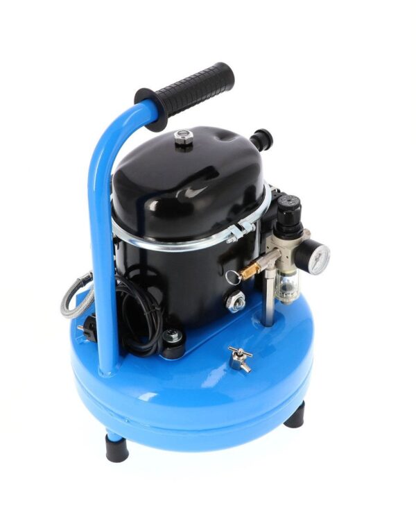 Mały kompresor dwutłokowy L 9-75 8 bar 0.5 KM/0.37 kW 37 l/min 9 l cichy Airpress