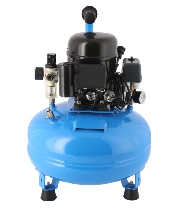 Cichy kompresor dwutłokowy L 50-24 8 bar 0.5 KM/0.37 kW 32 l/min 24 l Airpress