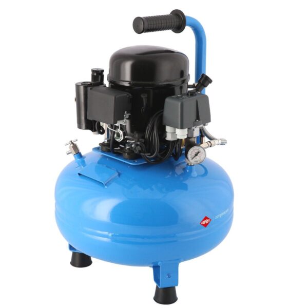 Cichy kompresor dwutłokowy L 50-24 8 bar 0.5 KM/0.37 kW 32 l/min 24 l Airpress
