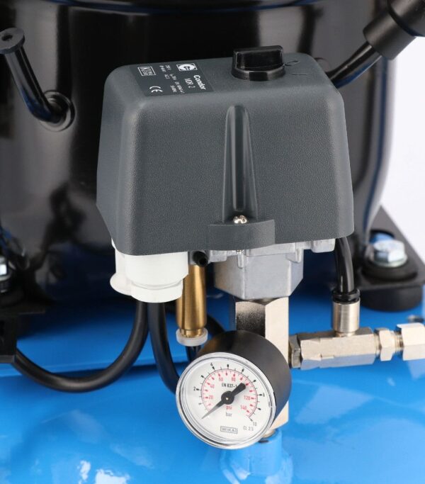 Cichy kompresor dwutłokowy L 50-24 8 bar 0.5 KM/0.37 kW 32 l/min 24 l Airpress