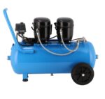 Cichy kompresor dwutłokowy L 100-50 8 bar 1 KM/0.74 kW 64 l/min 50 l Airpress