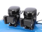 Cichy kompresor dwutłokowy L 100-50 8 bar 1 KM/0.74 kW 64 l/min 50 l Airpress