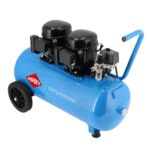 Cichy kompresor dwutłokowy L 100-50 8 bar 1 KM/0.74 kW 64 l/min 50 l Airpress