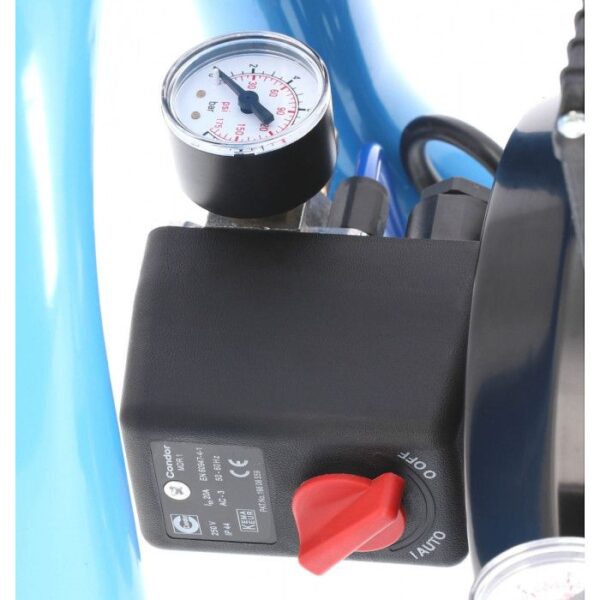 Mały kompresor bezolejowy dwutłokowy LMO 5-380 10 bar 2 KM/1.5 kW 304 l/min 5 l cichy Airpress