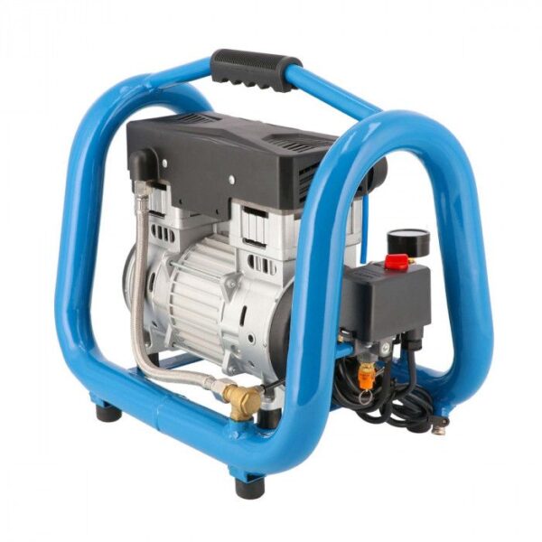Mały kompresor bezolejowy dwutłokowy LMO 4-170 10 bar 1.5 KM/1.1 kW 90 l/min 4 l cichy Airpress