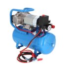 Cichy kompresor bezolejowy dwutłokowy DC 24-225/15 10 bar 0.75 KM/0.55 kW 24V 180 l/min 15 l Airpress