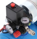Cichy kompresor bezolejowy dwutłokowy DC 24-225/15 10 bar 0.75 KM/0.55 kW 24V 180 l/min 15 l Airpress
