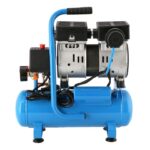 Mały kompresor L 6-105 8 bar + zestaw z pistoletem do przedmuchu i wężem pneumatycznym Airpress