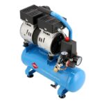 Mały kompresor L 6-105 8 bar + zestaw z pistoletem do przedmuchu i wężem pneumatycznym Airpress