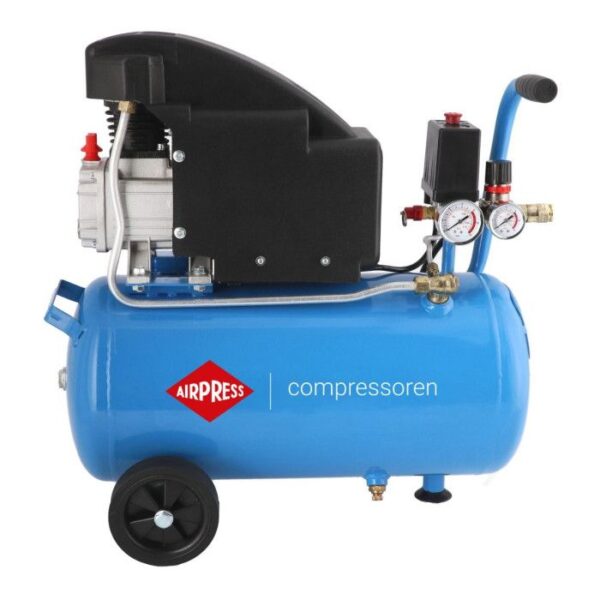 Kompresor HL 150-24 + zestaw akcesoriów pneumatycznych Airpress