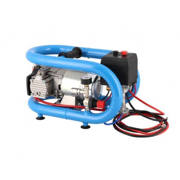 Mały kompresor samochodowy 12V LMO 3-190 8 bar 0.7 KM/0.5 kW 152 l/min 3 l bezolejowy dwutłokowy Airpress