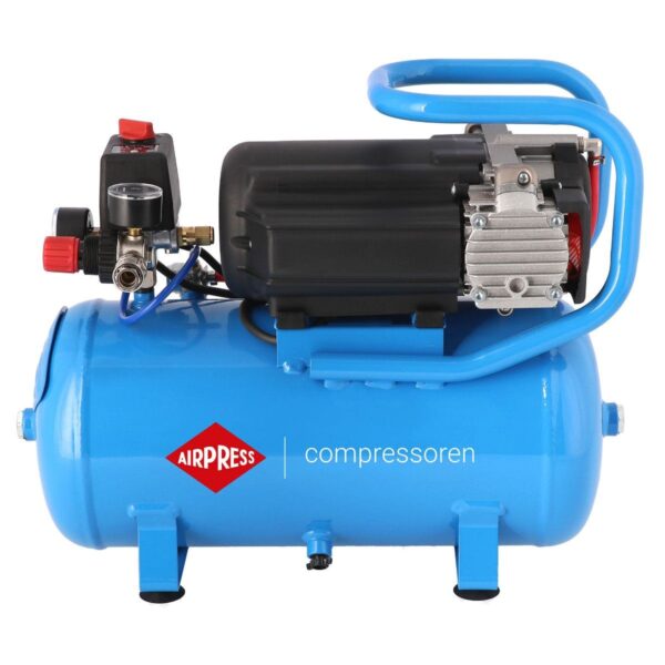 Cichy kompresor bezolejowy dwutłokowy LMO 15-210 10 bar 0.75 KM/0.55 kW 125 l/min 15 l Airpress