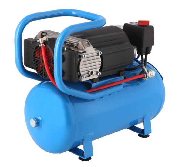 Cichy kompresor bezolejowy dwutłokowy LMO 15-210 10 bar 0.75 KM/0.55 kW 125 l/min 15 l Airpress