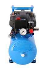 Cichy kompresor bezolejowy dwutłokowy LMO 15-210 10 bar 0.75 KM/0.55 kW 125 l/min 15 l Airpress