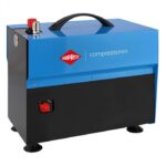 Mały kompresor bezolejowy dwutłokowy L 5-210 10 bar 0.75 KM/0.55 kW 168 l/min 5 l cichy Airpress