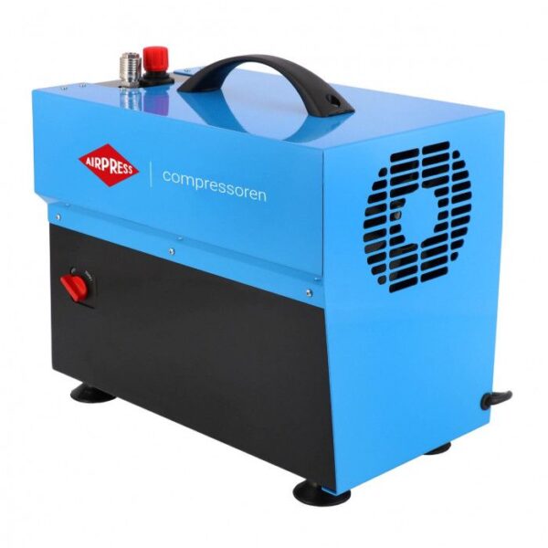 Mały kompresor bezolejowy dwutłokowy L 5-210 10 bar 0.75 KM/0.55 kW 168 l/min 5 l cichy Airpress