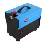 Mały kompresor bezolejowy dwutłokowy L 5-210 10 bar 0.75 KM/0.55 kW 168 l/min 5 l cichy Airpress
