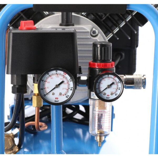 Kompresor dwutłokowy LM 50-350 10 bar 3 KM/2.2 kW 245 l/min 50 l Airpress
